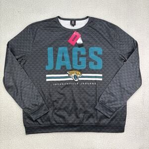 NWT Jacksonville Jaguars Mens 2XL NFL Team Apparel FOCO Pullover Sweatshirt Jags